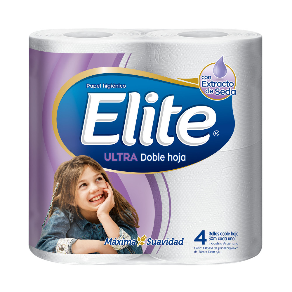 Papel Higienico Elite Ultra Doble Hoja 4 X 30 MTS