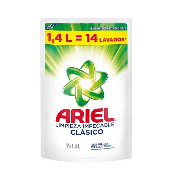 Jabon Liquido Ariel Para Lavarropas X 1,4 lts