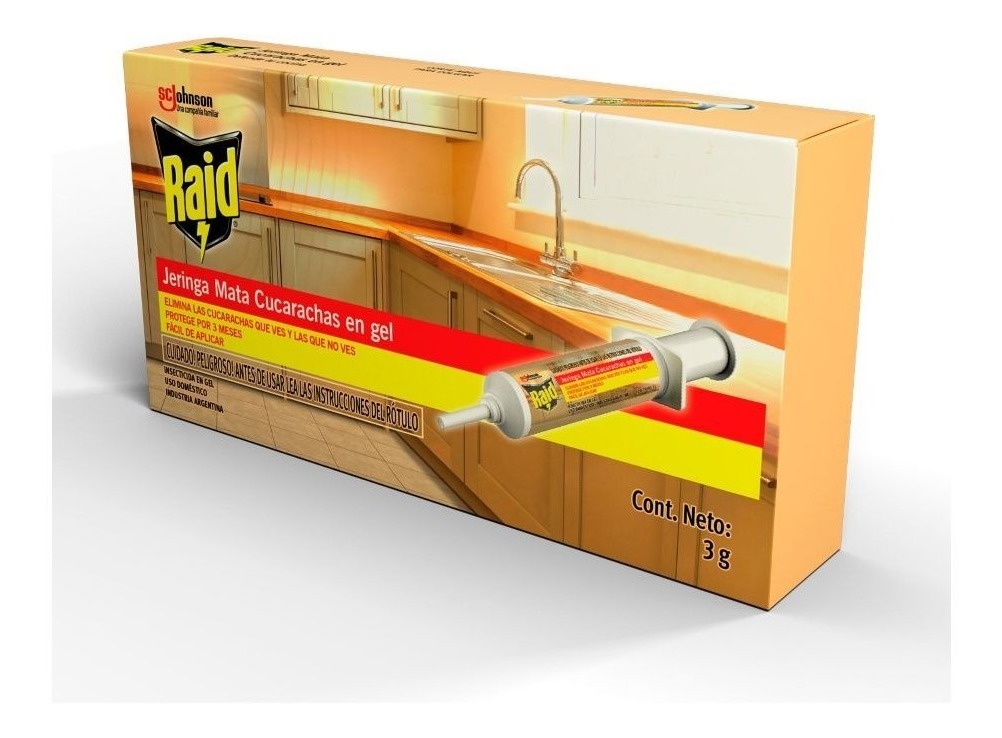 Raid Jeringa Mata Cucarachas En Gel