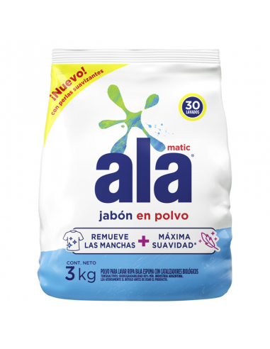 ALA MATIC JABON EN POLVO MAÑANA DE SOL X 3KG
