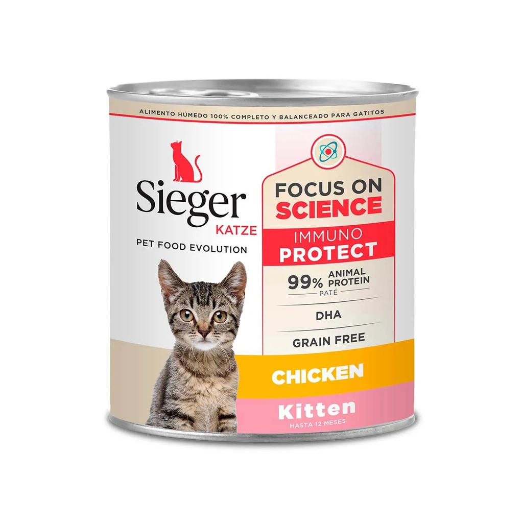 Katze Kitten WET Pollo EO x 340 gr