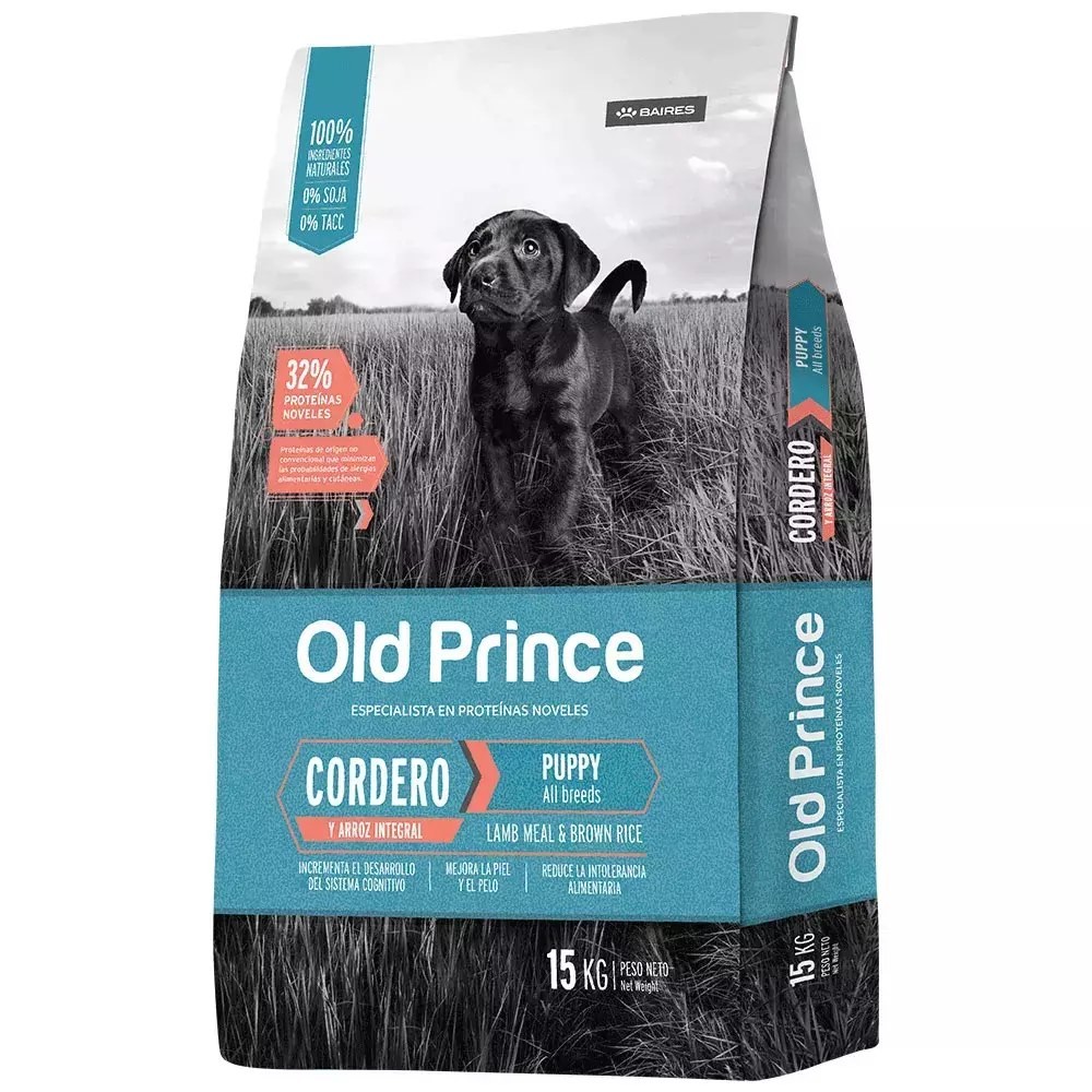 Old Prince Cordero y Arroz Cachorro x 3 kg