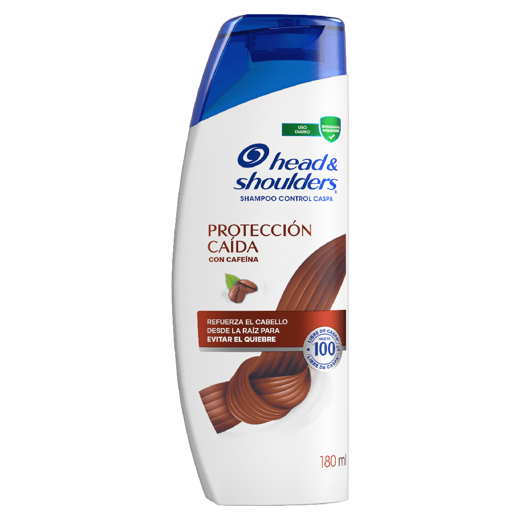 Shampoo Head &amp; Shoulders Proteccion Caida Con Cafeina x 180ml