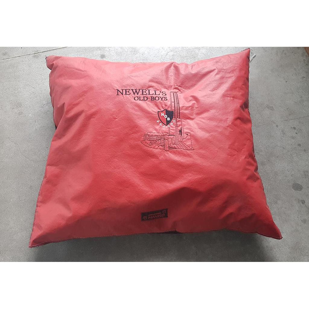 colchoneta tela y cuerina estampada