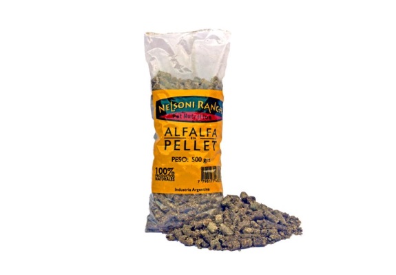 ALFALFA EN PELLETS 500 GRS. NELSONI RANCH