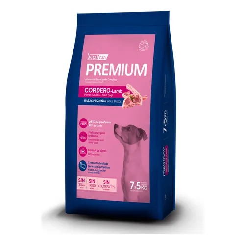 Premium Perro Adultos Cordero Raza Pequeña 7.5kg
