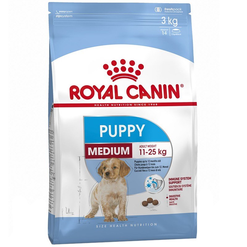 Royal Canin Medium Puppy x 12 kg + 3Kg