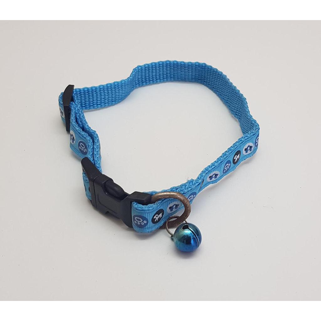 collar regulable con cascabel mediano