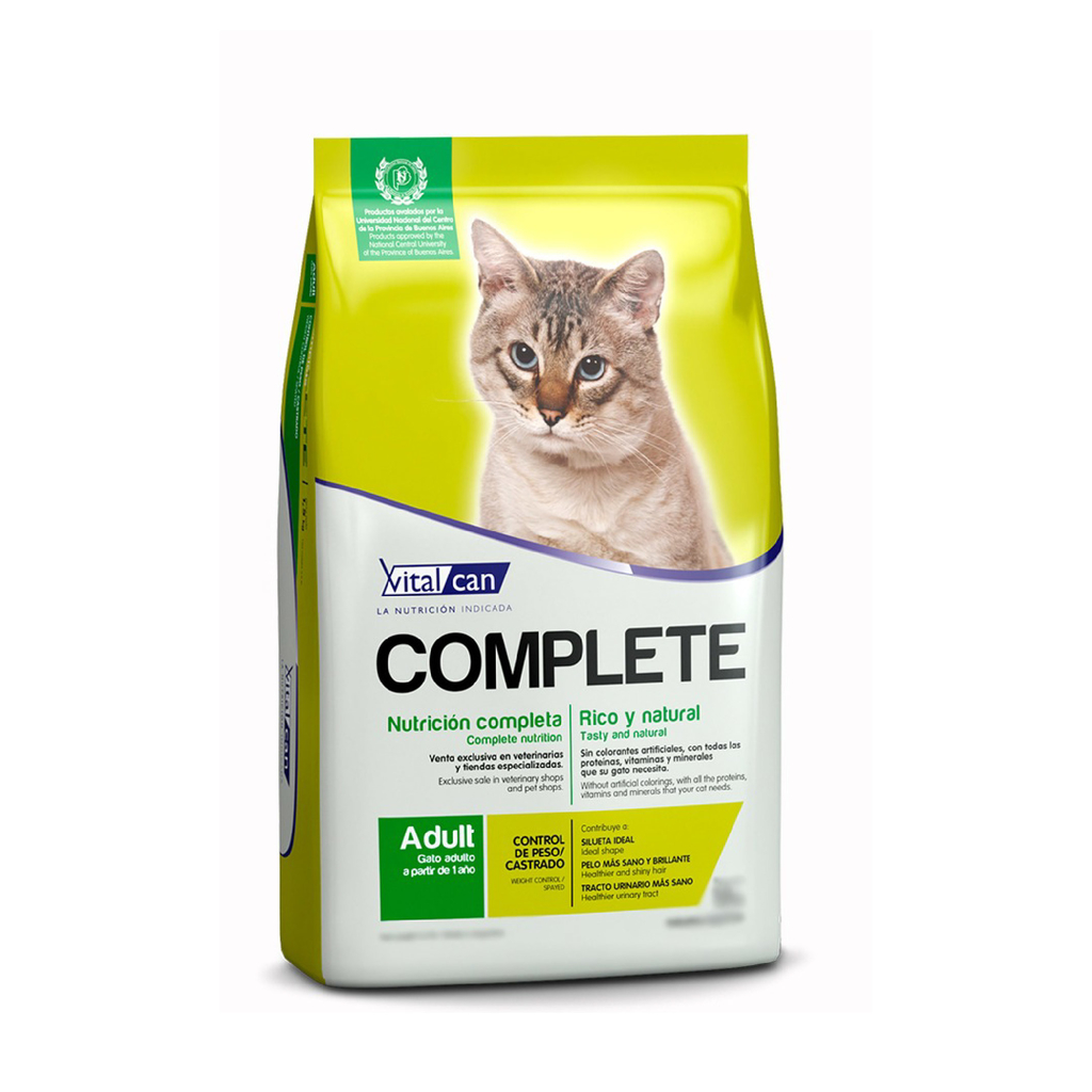 Vital Can Complete Gato Control De Peso/Castrado X 7,5 Kg.