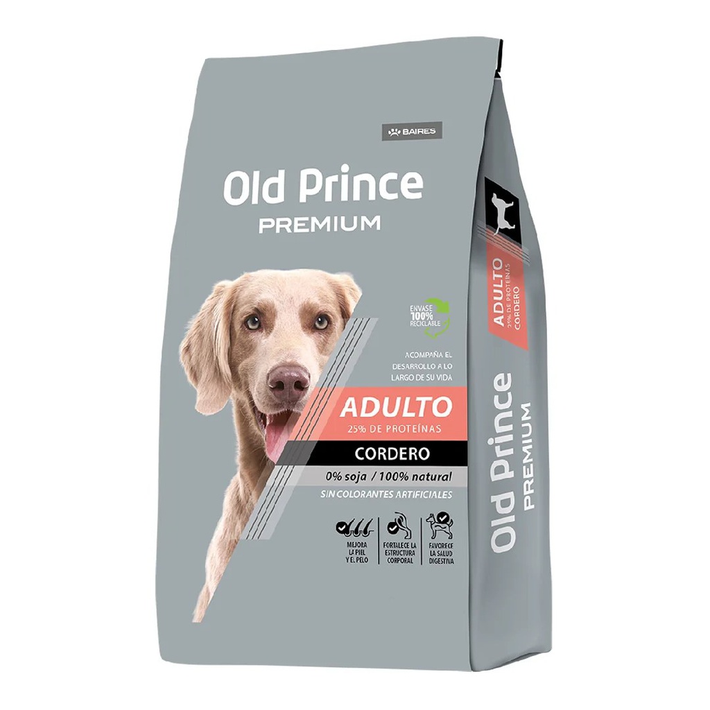 OLD PRINCE Premium Adulto Cordero x 15kg