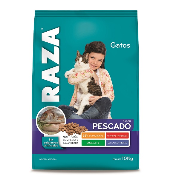 GATOS ADULTOS PESCADO 10KG - RAZA
