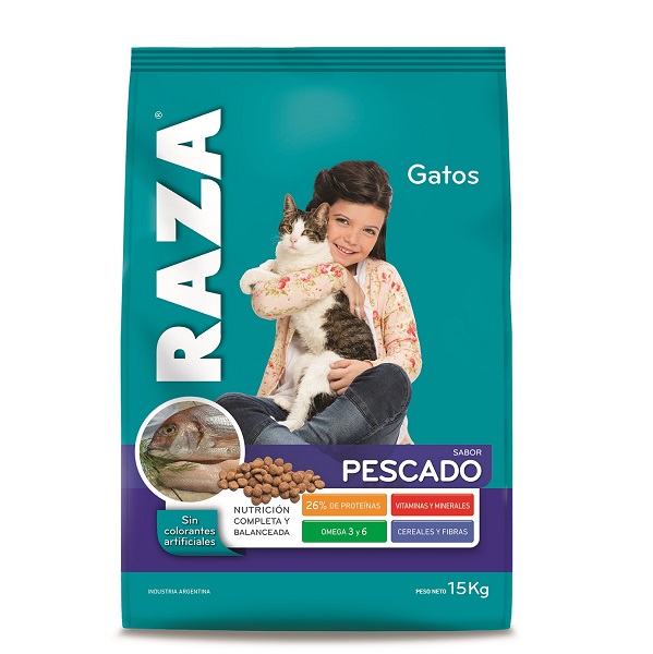 GATO ADULTO PESCADO 15 KG. RAZA