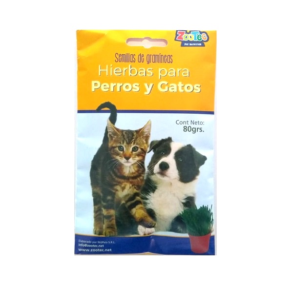 HIERBAS PARA GATOS SOBRE 80 GRS. - ZOOTEC