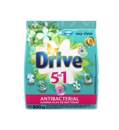 Jabón En Polvo Drive Antibacterial x 800grs