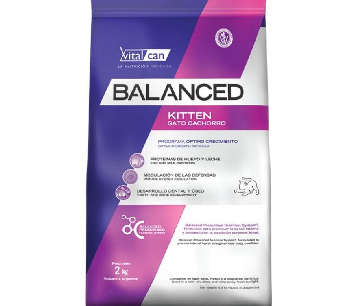 Vital Can Balanced Gato Kitten X 7,5 Kg.