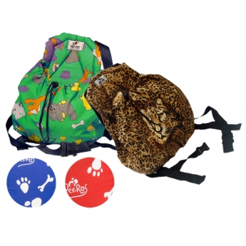 MOCHILA PORTAMASCOTAS GRANDE 51 X 40 CM - PER-ROS