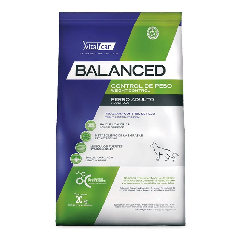 Balanced Perro Control Peso Allages x 3 kg.