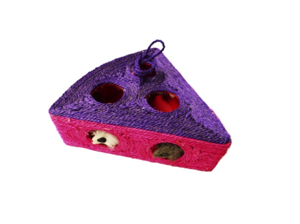 RASCADOR QUESO SISAL CON RATONES - PER-ROS