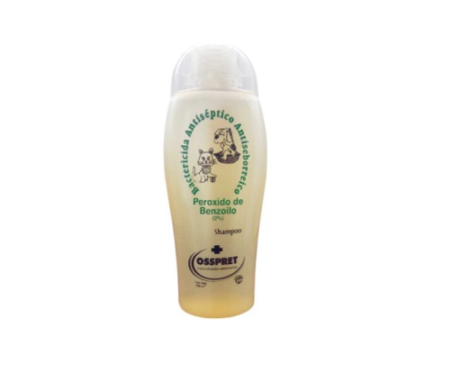 SHAMPOO PEROXIDO DE BENZOILO 2% 250 CM3. OSSPRET