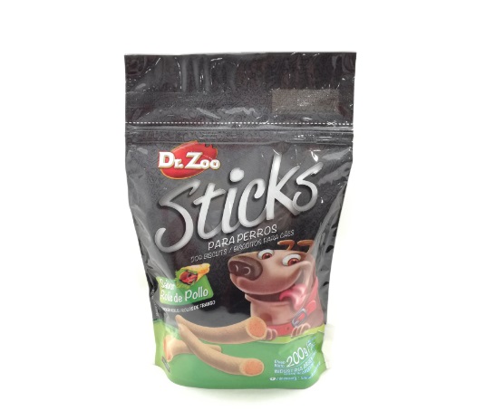 STICKS ROLL POLLO DOYPACK  X 200GR - DR.ZOO