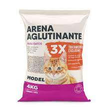 Arena Aglutinante Para Gatos x 4 Kg