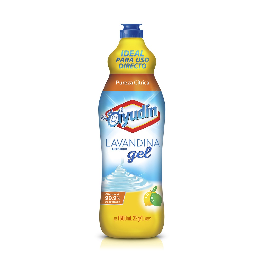 Ayudin Lavandina En Gel Pureza Citrica x 1500ml