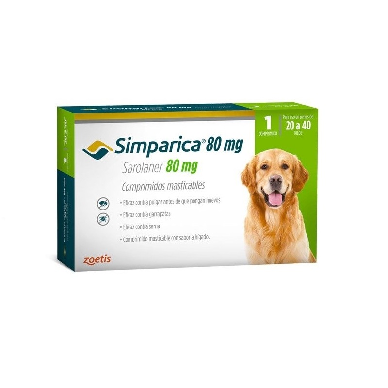 Simparica Para Perro De 20 a 40 kg