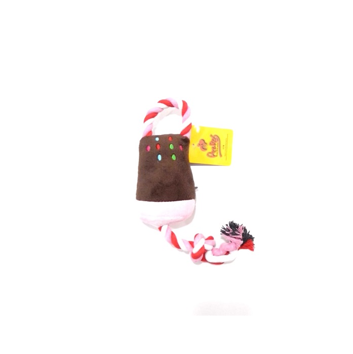 JUGUETE PLUSH HELADO CON SOGA - PER-ROS