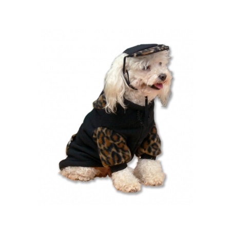 BUZO SIMIL PIEL CON GORRO Nº5 45 CM. - PER-ROS