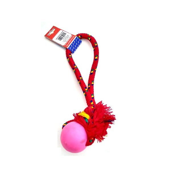 PELOTA DE GOMA MEDIANA SOGA ALPINA 12MMX30CM S403 - PETS PLAST