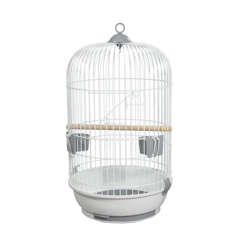 JAULA REDONDA GRANDE PINTADA 42X65 CM - MILLEX