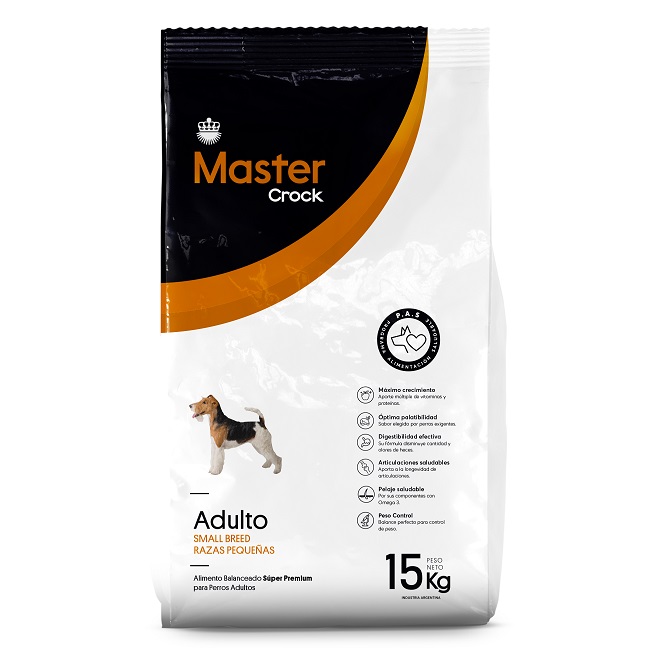 ADULTO SMALL BREEDS MASTER CROCK X15 KG