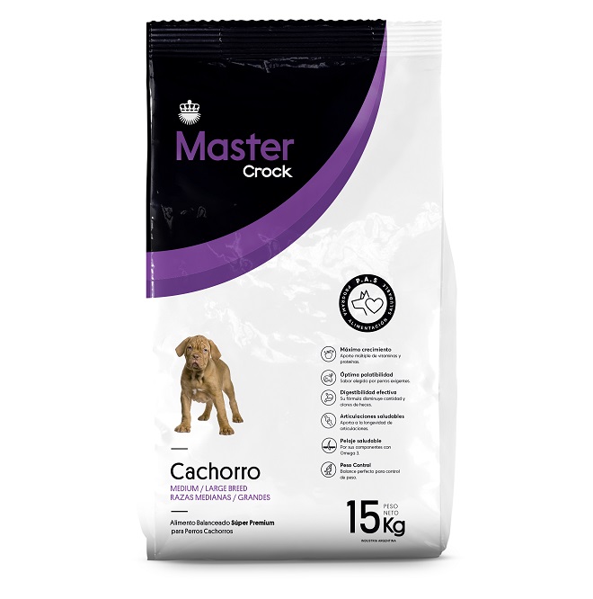 CACHORRO MEDIUM/ LARGE BREEDS MASTER CROCK X15 KG