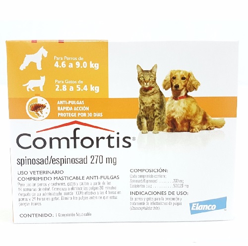 COMFORTIS 270MG 4.6 A 9KG - ELANCO