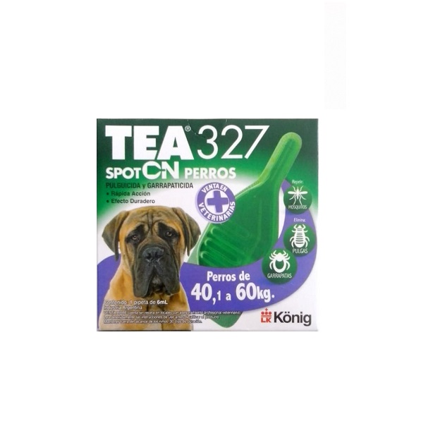 PIPETA PULGUICIDA TEA 327 PERRO 40-60KG - KONIG