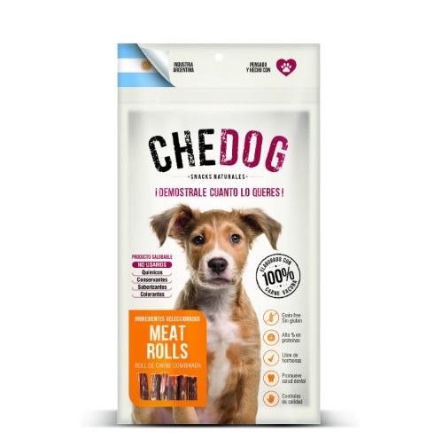 CHEDOG MEAT ROLLS PAQUETE 3 UNIDADES