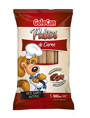 PALITOS DE CARNE 80 GRS X 36 UNID - GOLOCAN