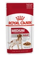 Royal Canin Medium Adult Pouch 10x140grs