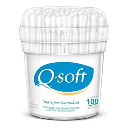 [8198] Hisopo Q-SOFT Family x 100 un