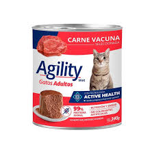 [25-01-03-02] Agility Cats Carne Vacuna x 340grs