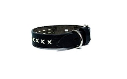 [680020] COLLAR DE CUERO CON CRUCES Nº2 KIPPER