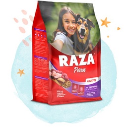 [6567] PERROS ADULTOS POLLO CARNE CEREALES ARROZ 8KG - RAZA