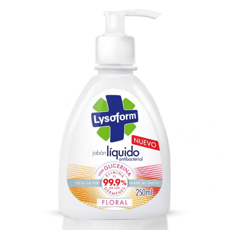 Jabon Liquido Para Manos Antibacterial Lysoform x 250cc