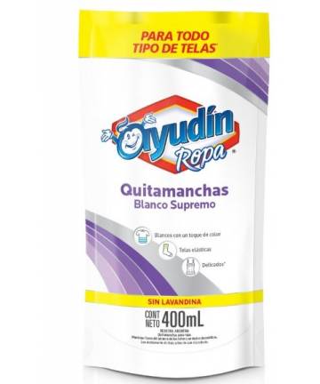 Ayudin Quitamanchas Blanco Supremo Sin Lavandinax 400ml