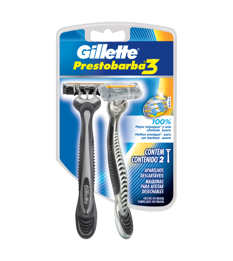 Prestobarba 3 Regular c/u