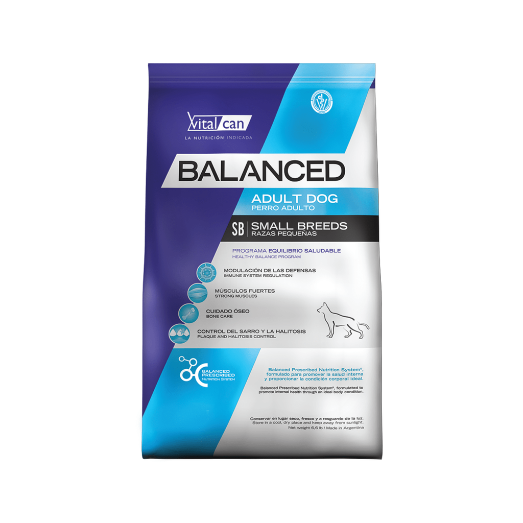 Balanced Perro Adulto Raza Pequeña x 15 kg.