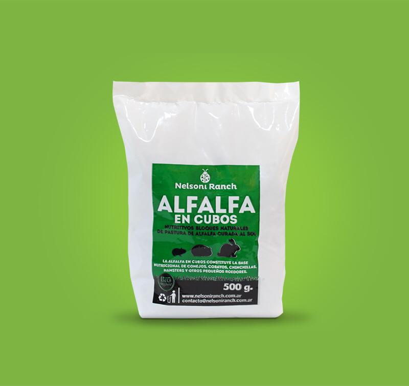 ALFALFA EN CUBOS 500 GRS. NELSONI RANCH