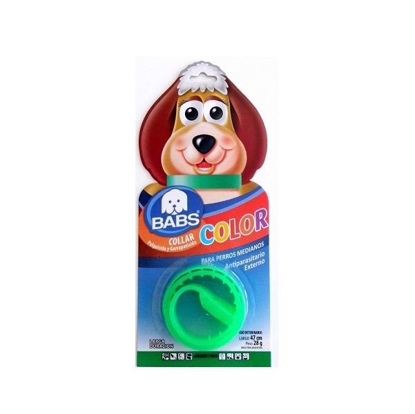 COLLAR PULGUICIDA Y GARRAPATICIDA COLOR MEDIANO - BABS