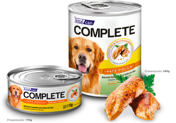 Vital Can Complete Perro Pollo 170gr 