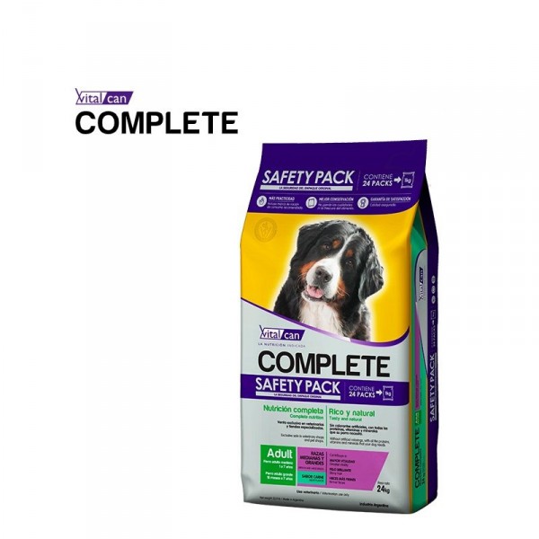 Vital Can Complete Safety Perro Adult Myg Carne 24 Kg